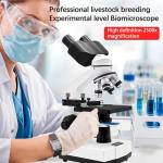 LED Binocular Microscope for Jewelry and Water Quality