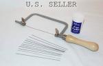 Jeweler's Saw Kit with 12 Blades and Lube