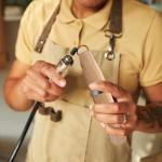 Wooden Jewelry Ring Clamp and Hand Tool