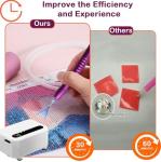 Electric Diamond Painting Pen with Tools and Tray