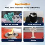 2KG Gold Melting Furnace for Jewelry Casting