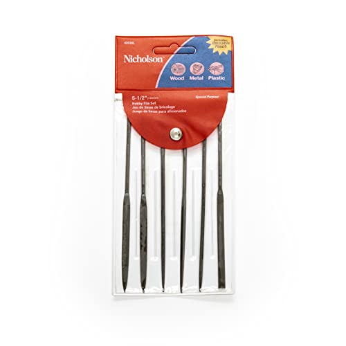 Nicholson 6 Piece Assorted Miniature File Set