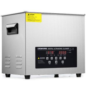 CREWORKS 10L Stainless Steel Ultrasonic Jewelry Cleaner