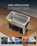 CREWORKS 6L Ultrasonic Jewelry Cleaner with Timer