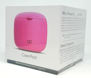 CleerDent CleerPod Pink Ultrasonic Cleaner for Jewelry