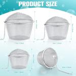 3-Pack Stainless Steel Jewelry Cleaner Baskets