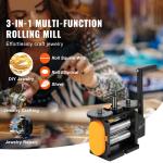 2.24" Jewelry Rolling Mill with 1:2 Gear Ratio