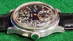 Rare Juvenia 1930s Monopusher Chronograph Watch