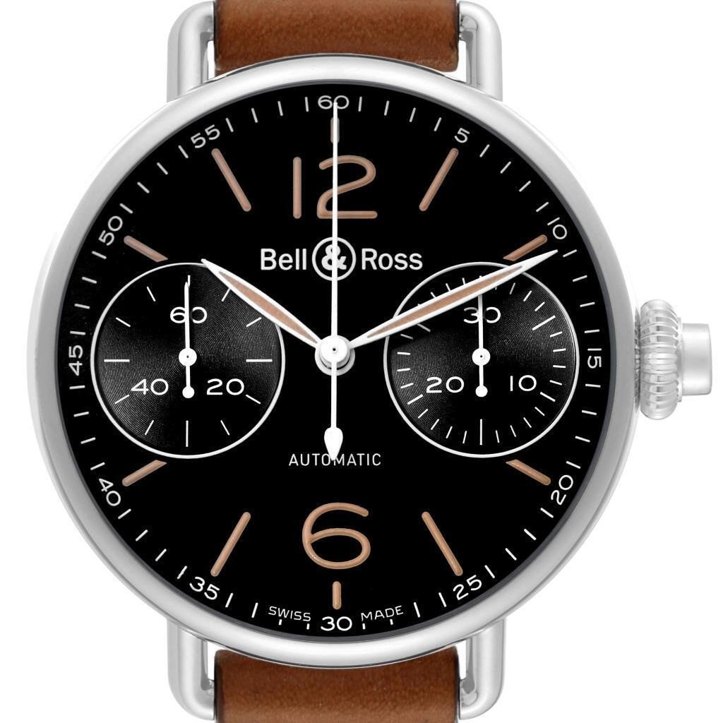 Bell & Ross WW1 Monopusher Steel Watch