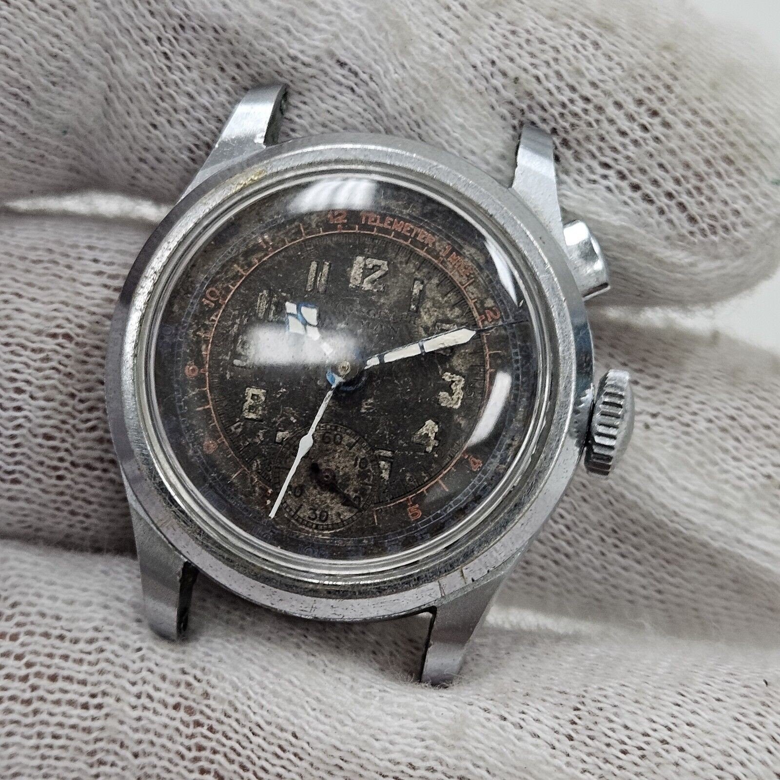 1940s Harman Monopusher Chronograph Watch