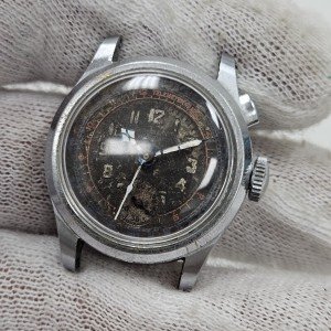 1940s Harman Monopusher Chronograph Watch