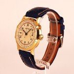 Eberhard Monopusher Vintage 18K Gold Chronograph