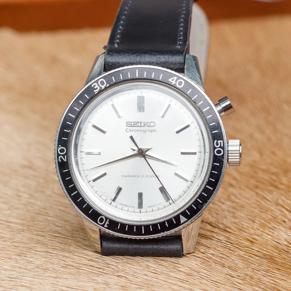 SEIKO 5719-8980 Monopusher Chronograph Watch