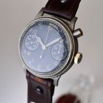 Hanhart Vintage Flyback Monopusher Chronograph Watch 40mm