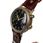 Hanhart Vintage Flyback Monopusher Chronograph Watch 40mm