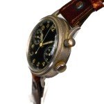 Hanhart Vintage Flyback Monopusher Chronograph Watch 40mm