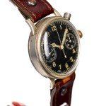 Hanhart Vintage Flyback Monopusher Chronograph Watch 40mm