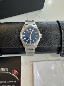 Hanhart Preventor HD12 Blue Dial Chronograph Watch