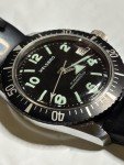 Welsbro Swiss Monopusher Chronograph Skin Diver Watch