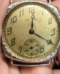 WELSBRO Gold Monopusher Chronograph Ladies Watch