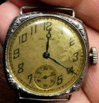 WELSBRO Gold Monopusher Chronograph Ladies Watch