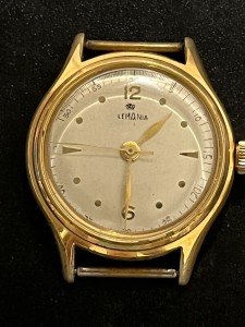 Swiss Lemania Monopusher Men's Gold-Filled Watch