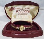 Welsbro Vintage Women's Watch with 4 Diamonds