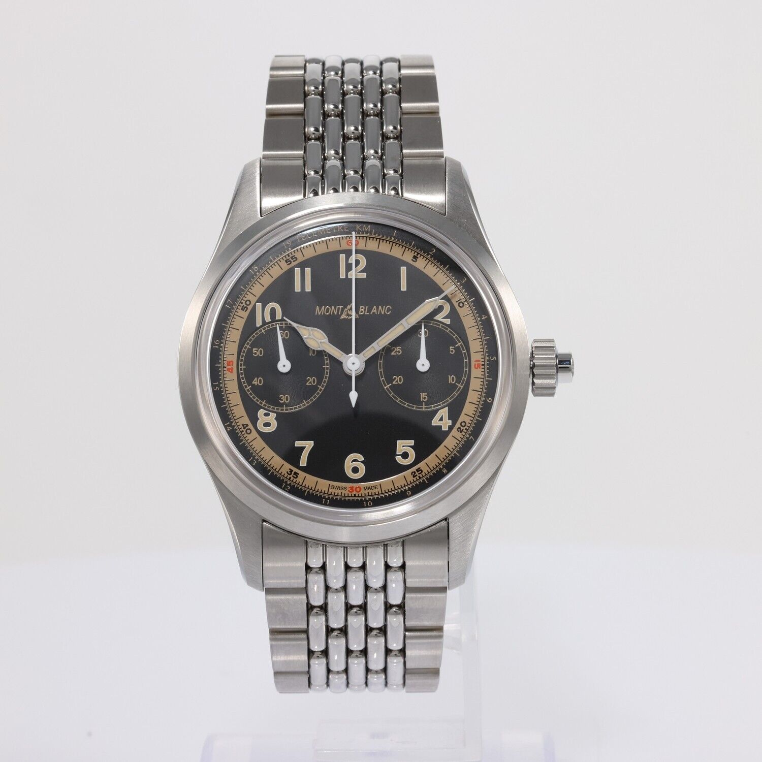 Montblanc 1858 Black Dial Chronograph MB125582