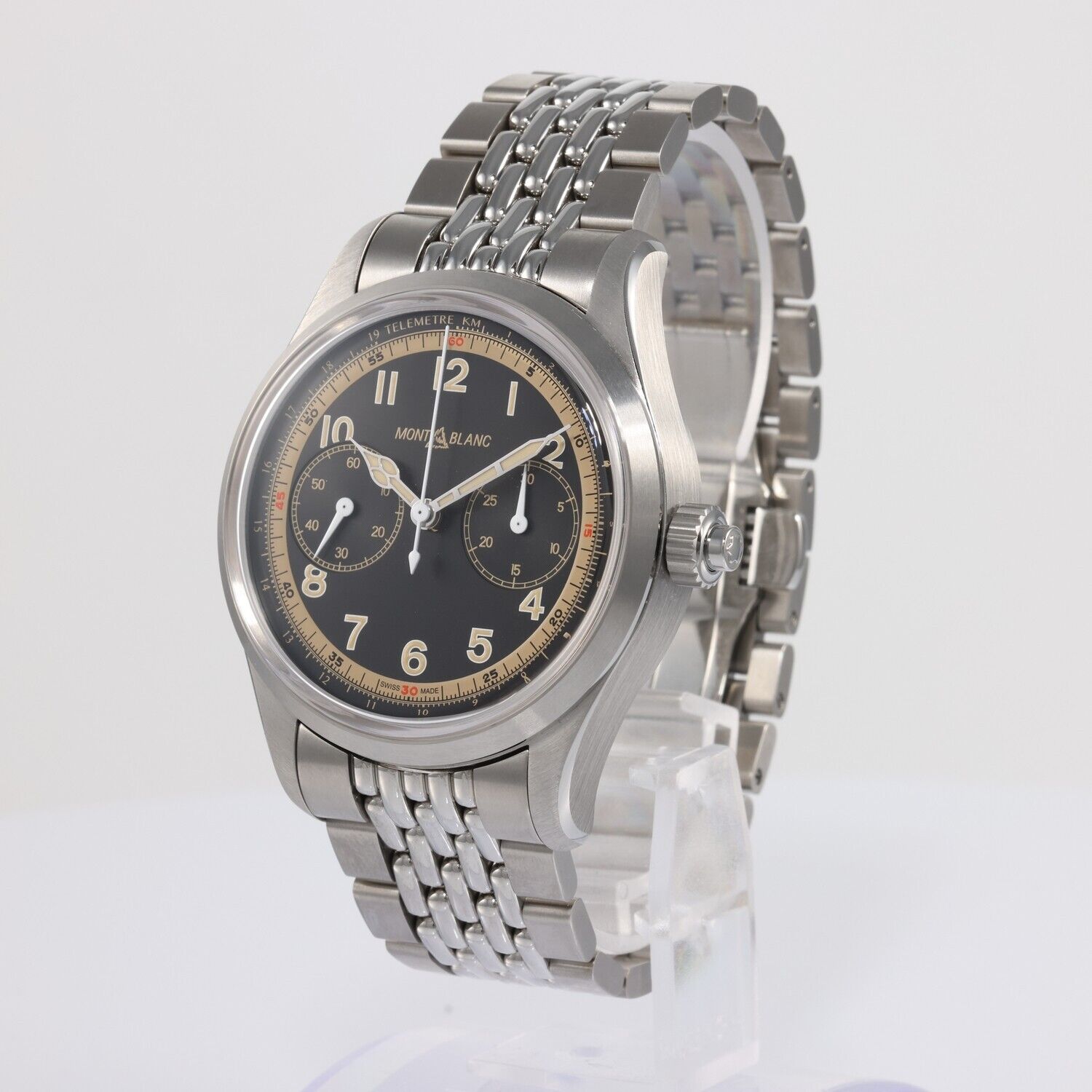 Montblanc 1858 Black Dial Chronograph MB125582