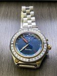 Lemania Elvstrom Regatta Blue Dial Chronograph Watch