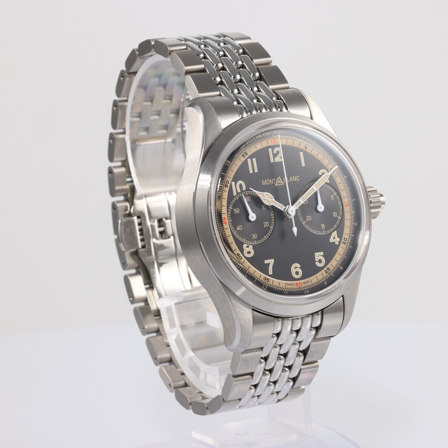 Montblanc 1858 Black Dial Chronograph MB125582