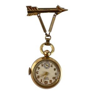 1940s Welsbro Swiss Monopusher Gold Watch