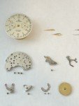 Lemania Cal 1275 Monopusher Watch Movement Parts