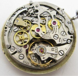 Lemania 27CHRO 321 Chronograph Movement and Dial
