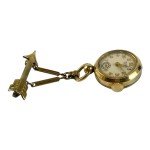 1940s Welsbro Swiss Monopusher Gold Watch