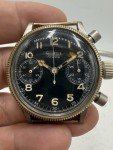 HANHART WWII Luftwaffe Monopusher Pilot Watch
