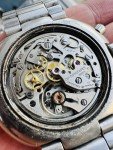 Tissot T12 Vintage Men's Monopusher Chronograph Watch