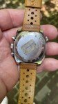 1970s Richard Lemania Chronograph Monopusher Watch
