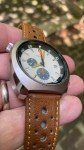 1970s Richard Lemania Chronograph Monopusher Watch