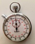 Hanhart Mechanical Monopusher Stopwatch - Made in Germany