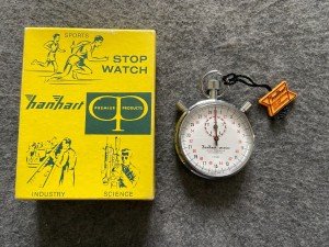 Hanhart Premier Monopusher Mechanical Stopwatch Watch