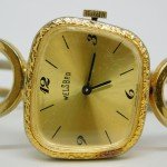 Vintage Welsbro Gold Tone Women's Monopusher Watch