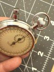 Vintage Hanhart Military Monopusher Pocket Stopwatch
