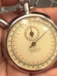 Vintage Hanhart Military Monopusher Pocket Stopwatch