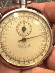 Vintage Hanhart Military Monopusher Pocket Stopwatch