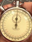 Vintage Hanhart Military Monopusher Pocket Stopwatch