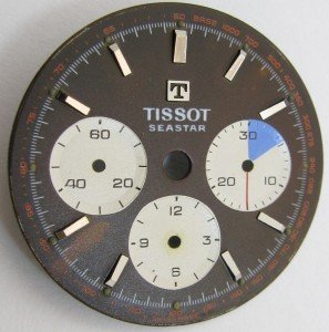 Tissot Seastar Chronograph Monopusher with Brown Dial