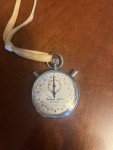 Hanhart Vintage Monopusher Jewel Stop Watch