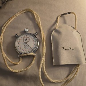 HANHART Vintage Monopusher Chronograph Watch - Stunning!