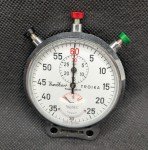 Hanhart Troika Monopusher Stopwatch - Shockproof Design